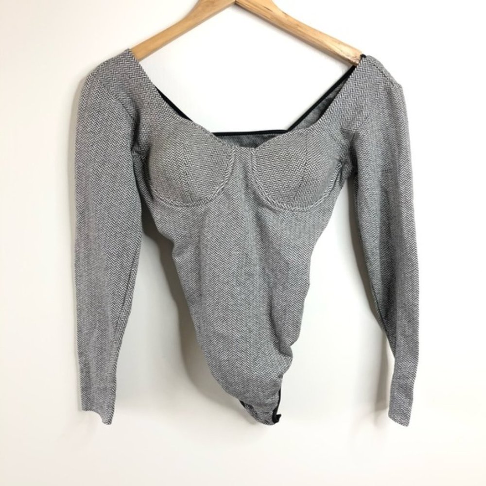 Carol Maloney Vintage Cotton Bustier Bodysuit